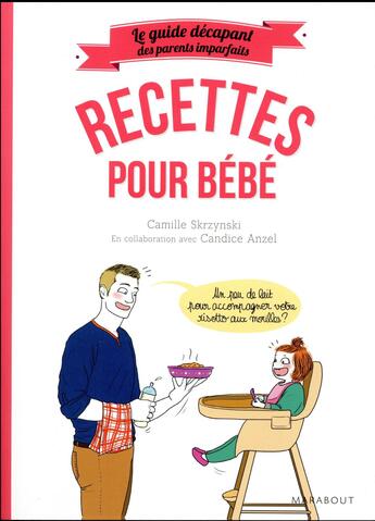 Couverture du livre « Le guide des parents imparfaits ; recettes de bébé » de Camille Skrzynski aux éditions Marabout