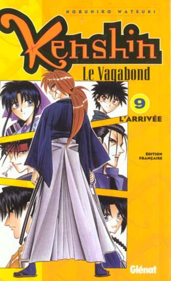 Couverture du livre « Kenshin le vagabond Tome 9 ; l'arrivée » de Watsuki-N aux éditions Glenat