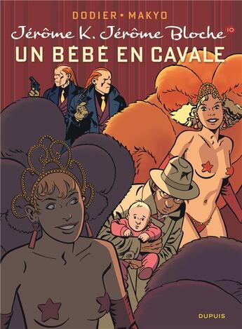 Couverture du livre « Jérôme K. Jérôme Bloche Tome 10 : un bébé en cavale » de Makyo et Alain Dodier aux éditions Dupuis