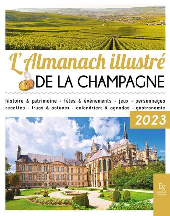 Couverture du livre « L'almanach illustré de La Champagne (édition 2023) » de  aux éditions Editions Sutton