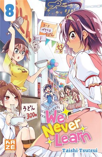 Couverture du livre « We never learn t.8 » de Taishi Tsutsui aux éditions Crunchyroll