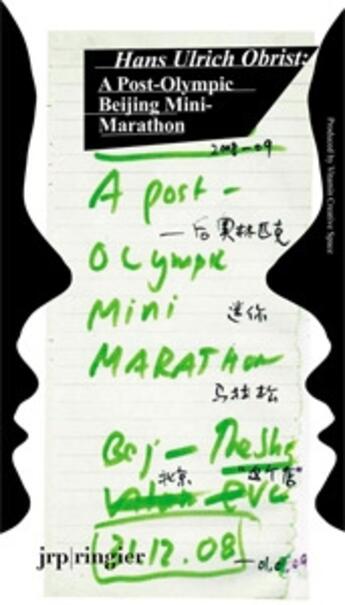 Couverture du livre « A post-olympic Beijing mini-marathon » de Hans Ulrich Obrist aux éditions Jrp / Ringier