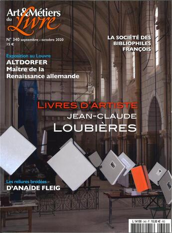 Couverture du livre « Art et metiers du livre n 340 - septembre 2020 » de  aux éditions Art Et Metiers Du Livre