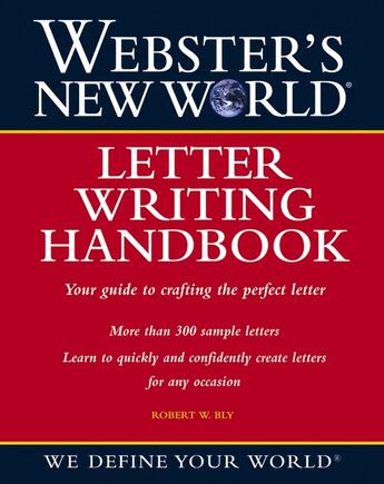 Couverture du livre « Webster's New World Letter Writing Handbook » de Robert Bly aux éditions Houghton Mifflin Harcourt