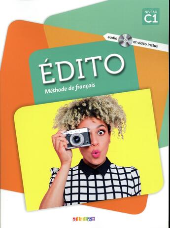 Couverture du livre « Édito ; français ; C1 (édition 2018) » de  aux éditions Didier