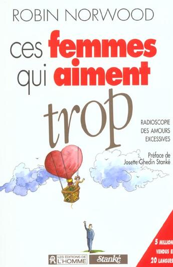 Couverture du livre « Ces Femmes Qui Aiment Trop ; Radioscopie Des Amours Excessivess » de Robin Norwood aux éditions Le Jour