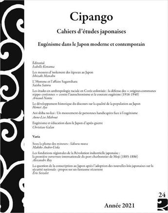 Couverture du livre « Cipango n 24 - l evolution de la broderie de tradition byzantine en mediterranee orientale et d » de Konuma Isabelle aux éditions Les Presses De L'inalco