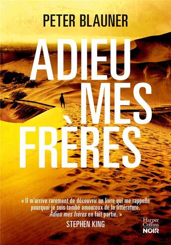 Couverture du livre « Adieu mes frères » de Peter Blauner aux éditions Harpercollins