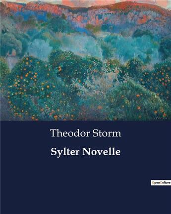 Couverture du livre « Sylter Novelle » de Theodor Storm aux éditions Culturea