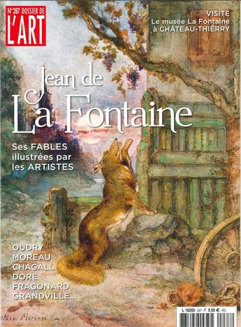 Couverture du livre « Dossier de l'art n 287 - la fontaine illustree au fil des siecles - avril 2021 » de  aux éditions Faton Revue