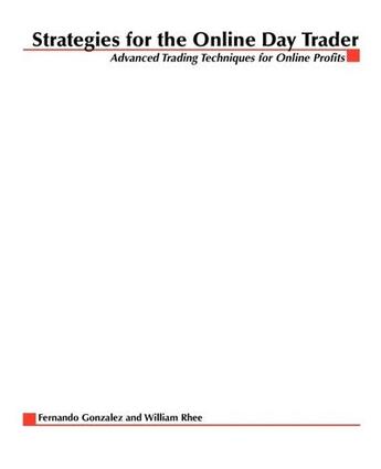 Couverture du livre « Strategies for the online day trader » de Gonzalez Fernando aux éditions Mcgraw-hill Education