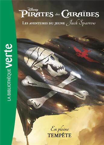 Couverture du livre « Pirates des Caraïbes - les aventures du jeune Jack Sparrow Tome 1 : en pleine tempête » de Disney aux éditions Hachette Jeunesse