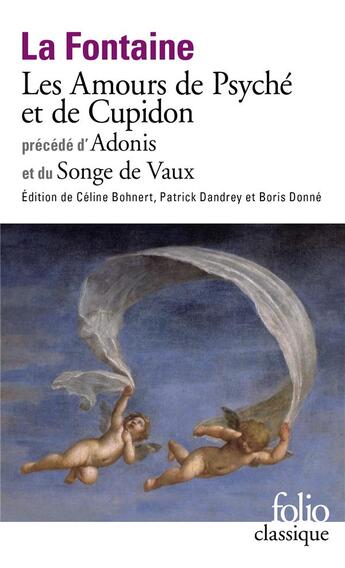 Couverture du livre « Les amours de Psyché et de Cupidon précédé d'Adonis et du songe de Vaux » de Jean De La Fontaine aux éditions Folio
