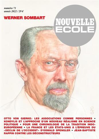 Couverture du livre « Werner Sombart » de Ecole Nouvelle aux éditions La Nouvelle Librairie