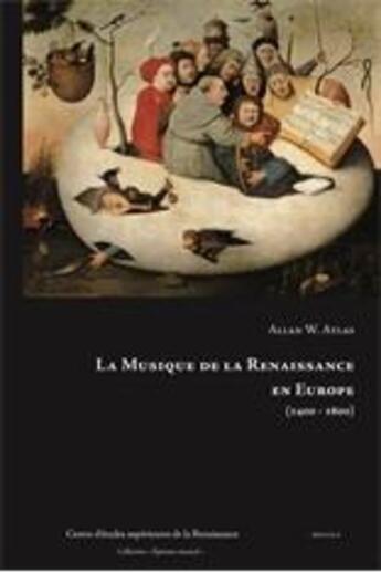 Couverture du livre « La musique de la Renaissance en Europe (1400-1600) » de Allan W. Atlas aux éditions Brepols