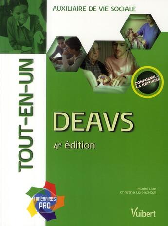 Couverture du livre « DEAVS ; tout en un (4e édition) » de Christine Lorenzi-Coll et Georges Lion aux éditions Vuibert