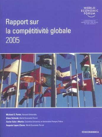 Couverture du livre « RAPPORT SUR LA COMPETITIVITE GLOBALE 2004-2005 » de Forum Economique Mon aux éditions Economica