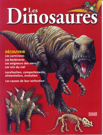 Couverture du livre « Dinosaures (les) » de Panafieu J-B. aux éditions Milan