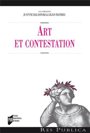 Couverture du livre « ART ET CONTESTATION SOCIALE » de Pur aux éditions Pu De Rennes