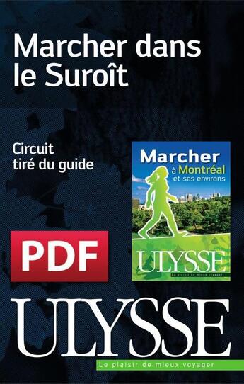 Couverture du livre « Marcher dans le Suroît » de  aux éditions Ulysse