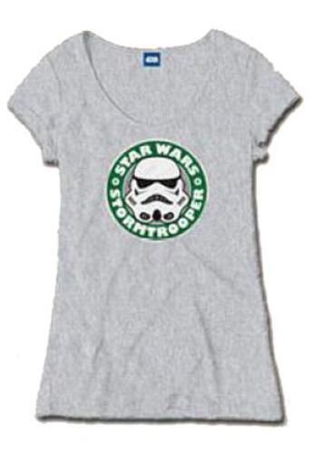 Couverture du livre « Star wars stormtrooper fem. grey melange l » de  aux éditions Cotton Division