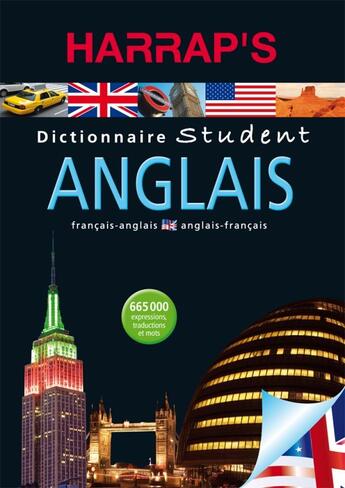 Couverture du livre « Dictionnaire Harrap's student ; anglais-français/français-anglais (édition 2010) » de  aux éditions Harrap's