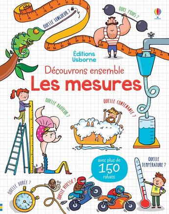 Couverture du livre « Decouvrons ensemble - les mesures » de Rosie Hore aux éditions Usborne