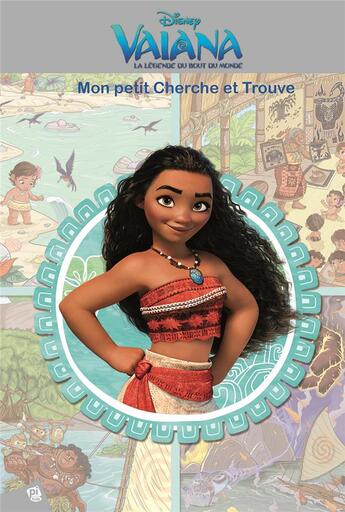 Couverture du livre « Vaiana - mon petit cherche et trouve » de  aux éditions Pi Kids