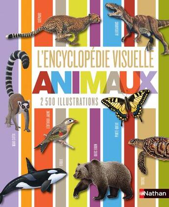 Couverture du livre « L'encyclopédie visuelle des animaux » de  aux éditions Nathan