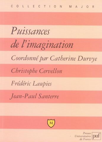 Couverture du livre « Puissances de l'imagination » de  aux éditions Belin Education