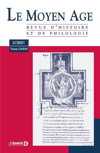 Couverture du livre « Le moyen age - 2021/2 » de  aux éditions De Boeck Superieur