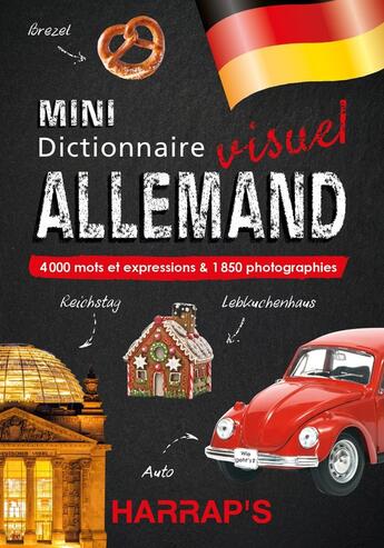 Couverture du livre « Harrap's mini dictionnaire visuel allemand » de  aux éditions Harrap's