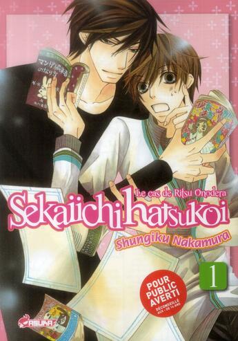 Couverture du livre « Sekaiichi Hatsukoi ; le cas de Ritsu Onodera Tome 1 » de Shungiku Nakamura aux éditions Crunchyroll