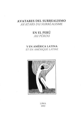 Couverture du livre « Avatares del surrealismo en el Perú y en América Latina » de  aux éditions Epagine