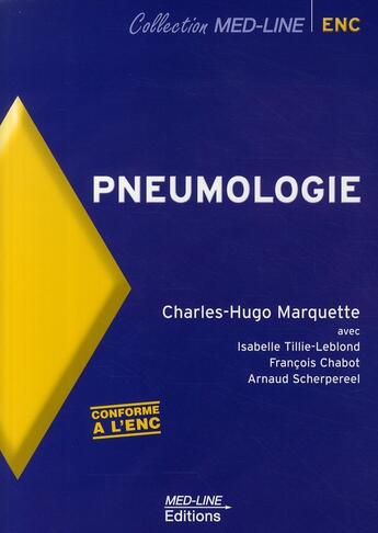 Couverture du livre « Pneumologie » de Marquette Charles-Hu aux éditions Med-line