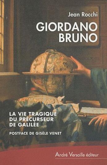Couverture du livre « Giordano Bruno » de Jean Rocchi aux éditions Andre Versaille