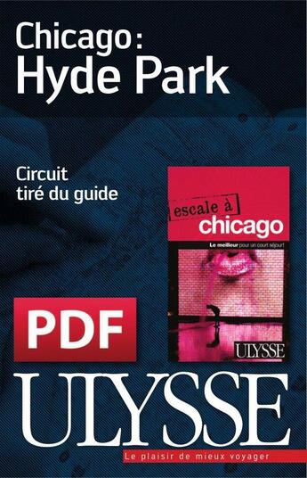 Couverture du livre « Chicago ; Hyde Park » de Claude Morneau aux éditions Ulysse