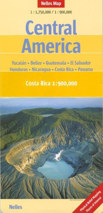 Couverture du livre « **central americayucatan-belize-guatemala- » de  aux éditions Nelles
