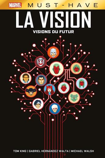 Couverture du livre « La vision : Visions du futur » de Tom King et Gabriel Hernandez Walta aux éditions Panini