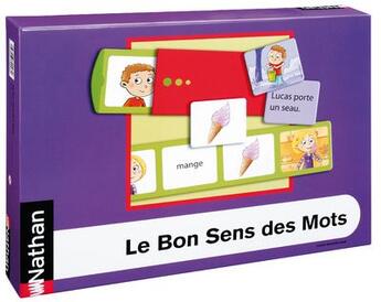 Couverture du livre « Bon sens des mots » de  aux éditions Nathan