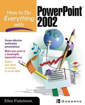 Couverture du livre « How to do everything with powerpoint(r) (2002) » de Ellen Finkelstein aux éditions Mcgraw-hill Education