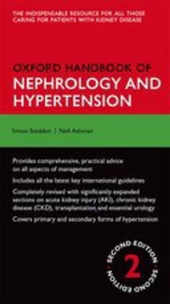 Couverture du livre « Oxford Handbook of Nephrology and Hypertension » de Ashman Neil aux éditions Oup Oxford