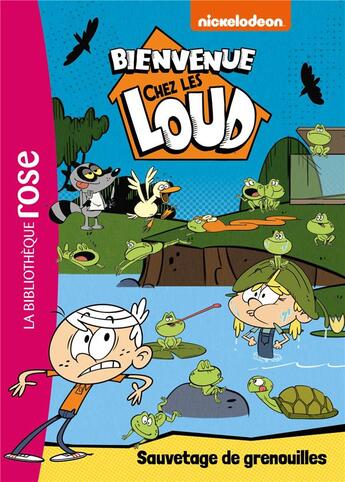 Couverture du livre « Bienvenue chez les Loud t.15 ; sauvetage de grenouilles » de  aux éditions Hachette Jeunesse