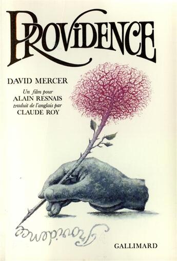 Couverture du livre « Providence - un film pour alain resnais » de David Mercer aux éditions Gallimard