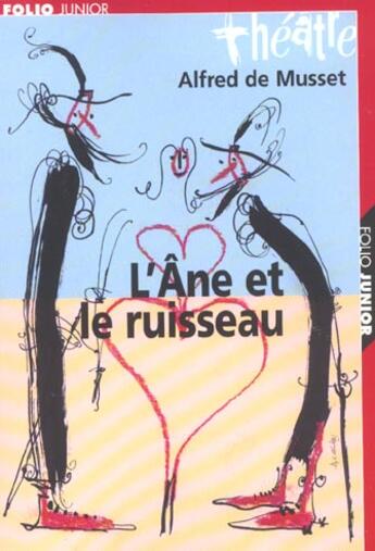 Couverture du livre « L'ane et le ruisseau » de Alfred De Musset aux éditions Gallimard-jeunesse