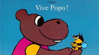 Couverture du livre « Vive popo » de Kimiko aux éditions Ecole Des Loisirs