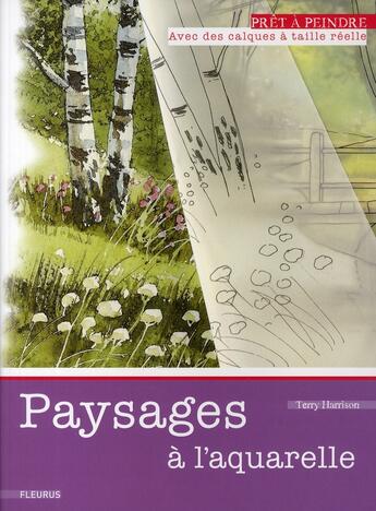 Couverture du livre « Paysages à l'aquarelle » de Harrisson Terry aux éditions Mango