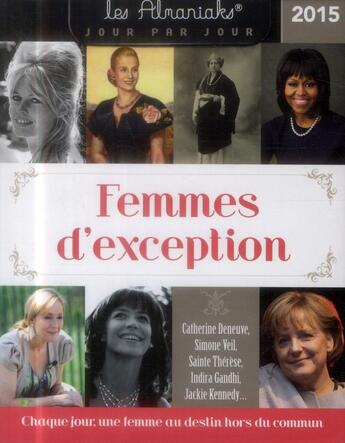 Couverture du livre « Femmes d'exception 2015 » de  aux éditions Editions 365