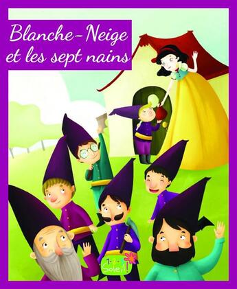 Couverture du livre « Blanche neige et les sept nains » de Victoria Assanelli aux éditions 1 2 3 Soleil