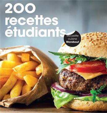 Couverture du livre « 200 recettes étudiants » de  aux éditions Marabout